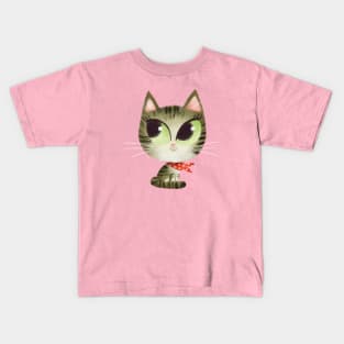 Shy Kitten Kids T-Shirt